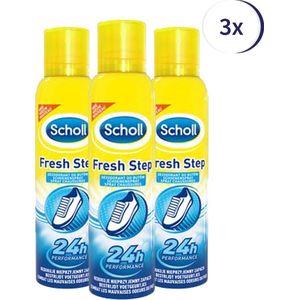 Scholl Fresh Step Voetspray - Schoenendeodorant - 150 ml - 3 stuks