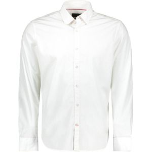 Twinlife Heren Basic Plus - Overhemden - Lichtgewicht - Elastisch - Wit - XL