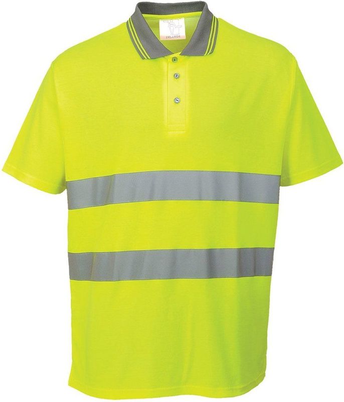 Portwest - Katoen Comfort Poloshirt - Geel - K/M S171