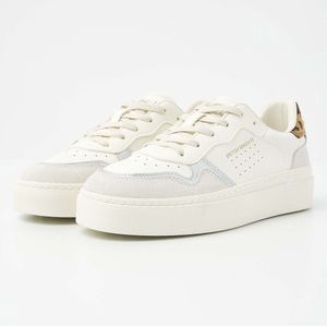 BK - REFLUX - Sneakers - Wit/Beige/Zilver/Panterprint