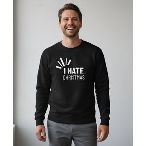 I Hate Christmas | Sweater - Zwart - S