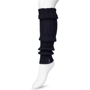 Bonnie Doon Beenwarmers Donkerblauw Unisex Onze Size - Dames en Heren - Sleever - Legwarmer - Grof Gebreid - Wol - 1 paar - Warm - Comfortabel - Donker Blauw - Navy - Mode Accessoire - BE021766.102