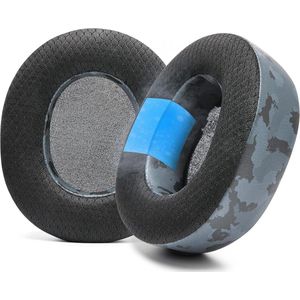 WC Freeze Nova Pro Wireless - Koelende gel-oorkussens voor Arctis Nova Pro Wireless en Nova Elite (passen niet op andere modellen), van Wicked Cushions, extra dik en comfortabel | Black Camo