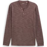 TOM TAILOR - Shirt - Bruin - Gemêleerd