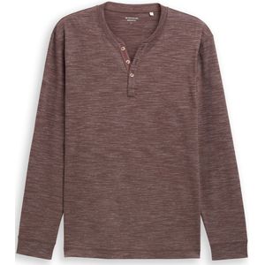 TOM TAILOR - Shirt - Bruin - Gemêleerd