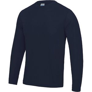 Just Cool Long Sleeve Cool T JC002 - French Navy - L