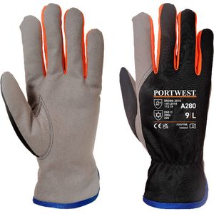 Portwest Wintershield Handschoen - Zwart/Oranje - XL