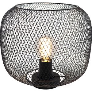 Olucia Emado - Industriële Tafellamp - Aluminium - Zwart
