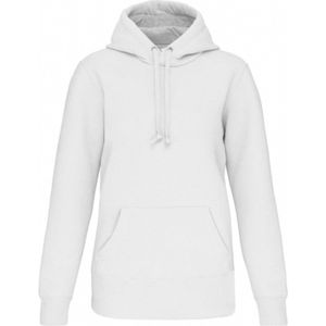 Kariban Heren Zware Contrasterende Hooded Sweatshirt / Hoodie K443 (Wit) XL