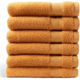 Handdoek Hotel Collectie - 6 stuks - 50x100 - oker geel