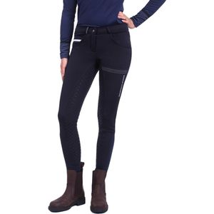 QHP - Rijbroek softshell Emma full grip - Navy - 34