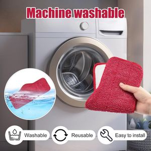 Stoomreiniger pads Geschikt voor Schenley, 6-pack microvezel pads Geschikt voor Schenley stoomreiniger 7 in 1, machinewasbare herbruikbare vervangende reiniger pads