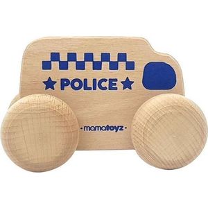 Mamatoyz Politieauto Junior 15 X 8 Cm Hout /Blauw