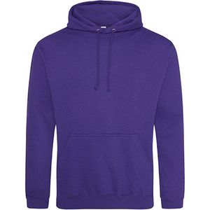 Just Hoods 'College Hoodie' Ultra Violet Maat S