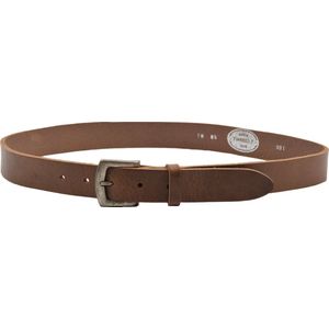 Stijlvolle Taupe kleurige Lederen Riem - 3 cm Breed- 105 cm Lengte- Buffelleer