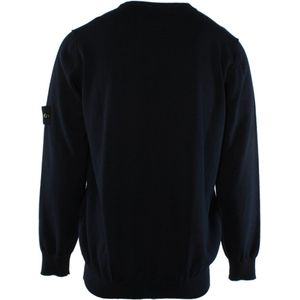 Stone Island, Heren, Truien, Blauw, Maat: XL Katoen,
