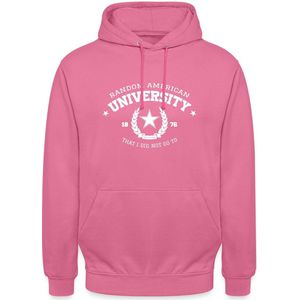 Random American University | Grappig Varsity Hoodie Unisex