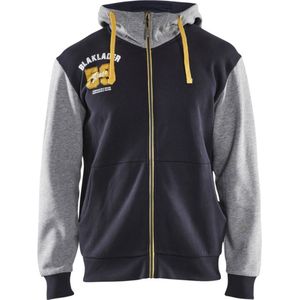 Blaklader Hooded Sweatshirt Limited Retro Blaklader since 1959 9406-1157 - Donkerblauw/Grijs Mêlee - M