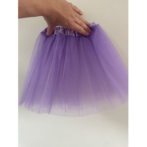 Tule tutu rok meisje - lila - prinses - verkleden - ONE SIZE 2-8 jaar