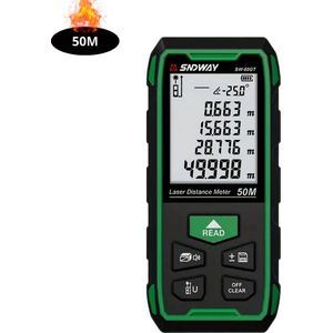 Livano Laserafstandsmeter - Laser - Afstandsmeter - Afstandmeter - Rangefinder - Digitale Meetlint - Precisiegereedschap - 50 Meter