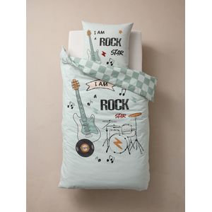 Vertbaudet - Bedset - Dekbedovertrek + Kussensloop - Kind - ROCK MUSIC