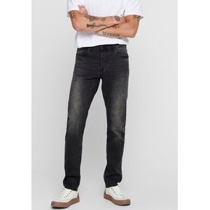 ONLY & SONS ONSLOOM BLACK WASHED DCC 0447 NOOS Heren Jeans - Maat 29 X 34