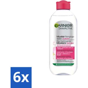 6 x Garnier - SkinActive - Micellair Reinigingswater - Droge & Gevoelige Huid - Hydraterend & Reinigend - 400 ml - Micellair Water - Reinigingswater - Droge Huid - Gevoelige Huid - Make-up Remover
