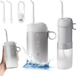 Equivera Waterflosser - Monddouche - Elektrisch Flosapperaat - Water Flosser - Waterflosser Draadloos - Water Flosser Draadloos - Draadloos en Oplaadbaar - Must have voor uw hygiëne!
