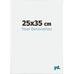 Puzzellijst 25x35 cm - Wit Hoogglans - Puzzellijst 500-1000 stukjes - Aluminium Fotolijst - Kent