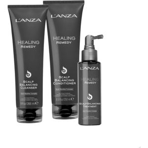 L'anza Healing Remedy - Trio Set (Shampoo 266ml, Conditioner 250ml & Treatment 100ml)