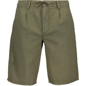 Cars Jeans Broek Horan Short Linen 62664 Olive 18 Mannen Maat - XS