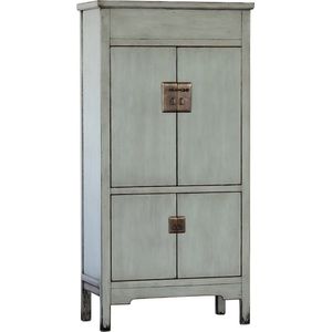 Chinese Bao Kast Mint - Misty Mint – Oosterse Kast – Aziatische Kast