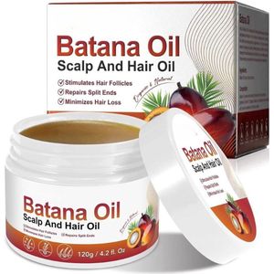 Batana Olie 100% Biologisch - Batana Oil voor Haargroei en Hoofdhuid - Haargroei Olie en Haar Vitamines - Tegen Haaruitval - 120 g
