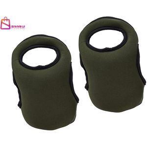 Foam Kniebeschermers voor Tuinieren – Comfortabel & Verstelbaar – Klittenbandsluiting – 2 Stuks – kniebrace – kniebraces Groen – Schuim kniebeschermers - 45337