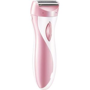 Damesscheerapparaat voor thuisgebruik, volledig lichaam, USB-elektrische ontharingsapparaat, geschikt voor oksels, bikinilijn, benen, roze