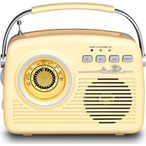 Transistor Radio Op Batterijen - Klassieke Draagbare Radio - Helder Geluid Voor Gebruik Binnen En Buiten