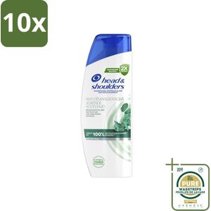 10 x Head & Shoulders - 2in1 Anti-Roos Shampoo & Conditioner - Jeukende Hoofdhuid - 270ml - Grootverpakking - Anti-roos Shampoo - Anti-jeuk Shampoo - 2-in-1 Shampoo - Jeukende Hoofdhuid - Schuppenbehandeling