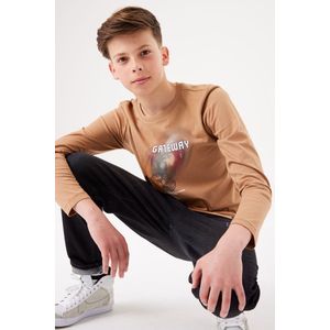 GARCIA Jongens T-shirt Bruin - Maat 152/158