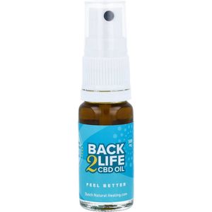 DNH - CBD olie 5% 10ml - Back2Life Editie - speciale terpenen en cannabinoïden combinatie voor blijheid en gezondheid - Full Spectrum