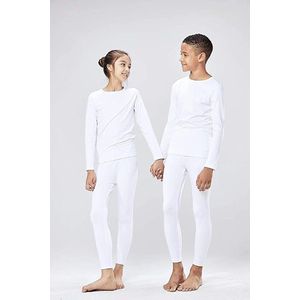 Thermische basislaag set voor kinderen - Winter warm ondergoed met lange John en lange mouwen