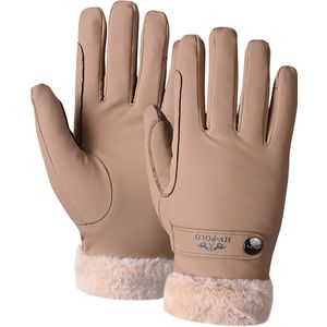 Hv Polo Paardrijhandschoenen Hv Polo Hvpgarnet Middenbruin - M