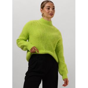 Circle Of Trust Joelle Knit Truien & vesten Dames - Sweater - Hoodie - Vest- Lime - Maat L