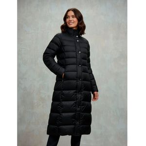 Blauer - Lange Getailleerde Donzen Jas Anita - Zwart - Dames