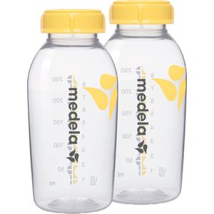 Medela flesjes voor het bewaren van moedermelk | BPA-vrij | Verpakking van 2x 250 ml