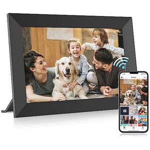 Digitale Fotolijst 10,1 inch met 32 GB Opslag en WiFi - Touchscreen, HD Beeldkwaliteit, Automatische Rotatie
