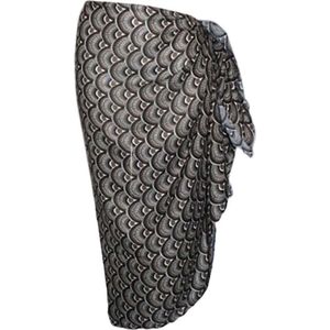 Pareo Omslagdoek Bruin Dames Vrouwen Sarong Bruin