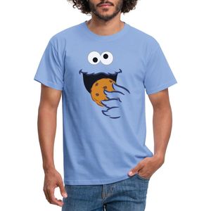 Sesame Street Kostuumontwerp Koekiemonster T-Shirt Heren