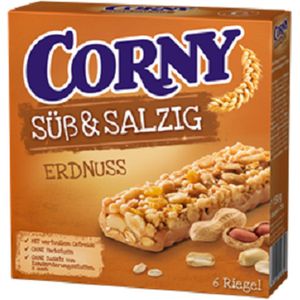 Corny Mueslirepen Sweet & Salty Peanut 6 repen à 25 g - doos van 10 x 150 g