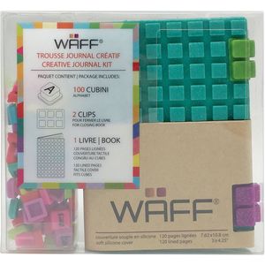 Waff Waff Creatief Dagboek Set A7 Glitter Groen