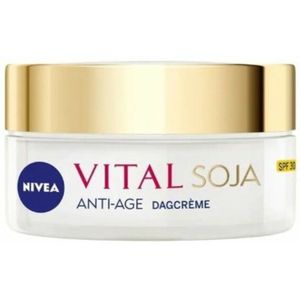 NIVEA - VITAL Soja Dagcrème - Beschermende Anti-Veroudering Crème - Voor rijpe huid - SPF 30 - Met Soja-extract - 50 ml - 1 stuk